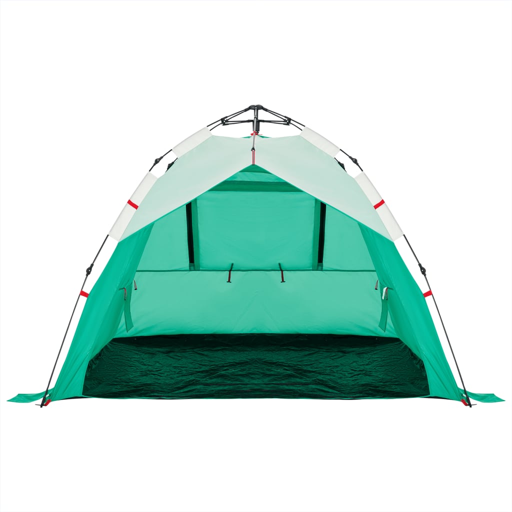 Strandzelt 3 Personen Seegrün Quick Release Wasserdicht