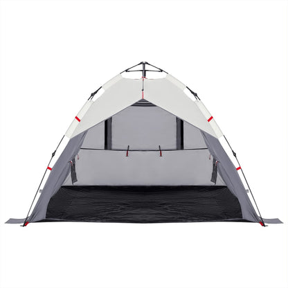 Strandzelt 3 Personen Grau Quick Release Wasserdicht