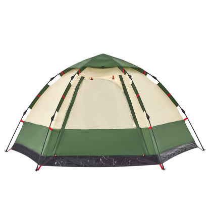 Campingzelt 4 Personen Grün Quick Release