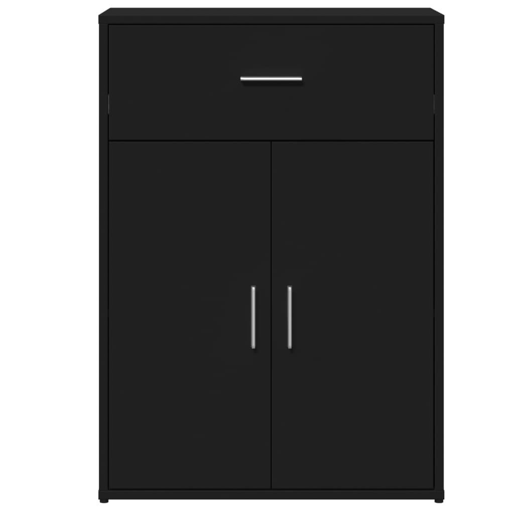 Sideboards 2 Stk. Schwarz 60x30x84 cm Holzwerkstoff