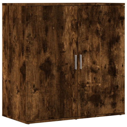 Sideboards 2 Stk. Räuchereiche 79x38x80 cm Holzwerkstoff