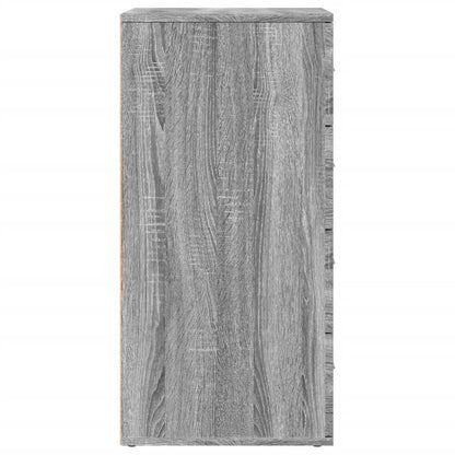 Sideboards 2 Stk. Grau Sonoma 60x39x80 cm Holzwerkstoff