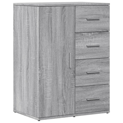 Sideboards 2 Stk. Grau Sonoma 59x39x80 cm Holzwerkstoff