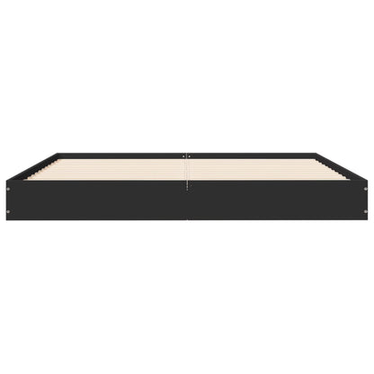 Bettgestell ohne Matratze Schwarz 160x200 cm Holzwerkstoff