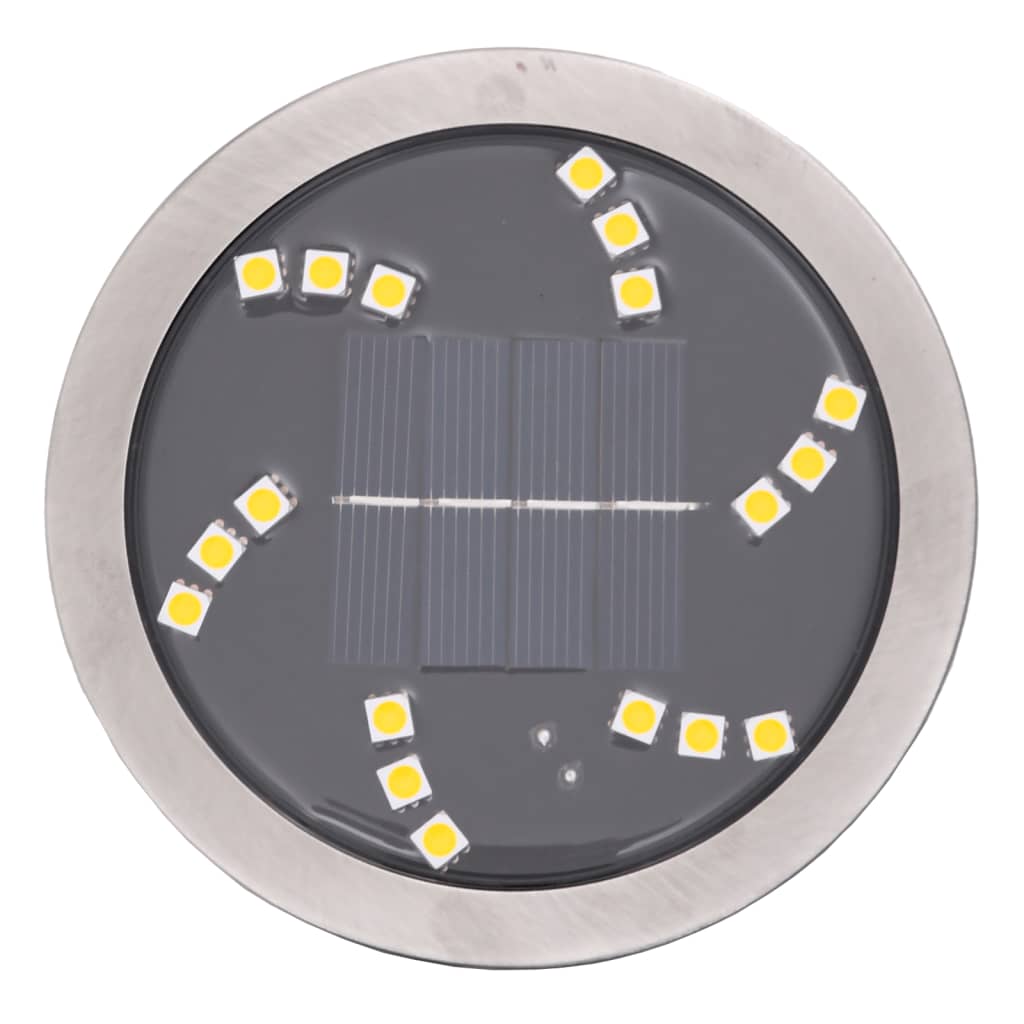 Solar-Bodenleuchten mit Erdspieß 4 Stk. Warmweiß