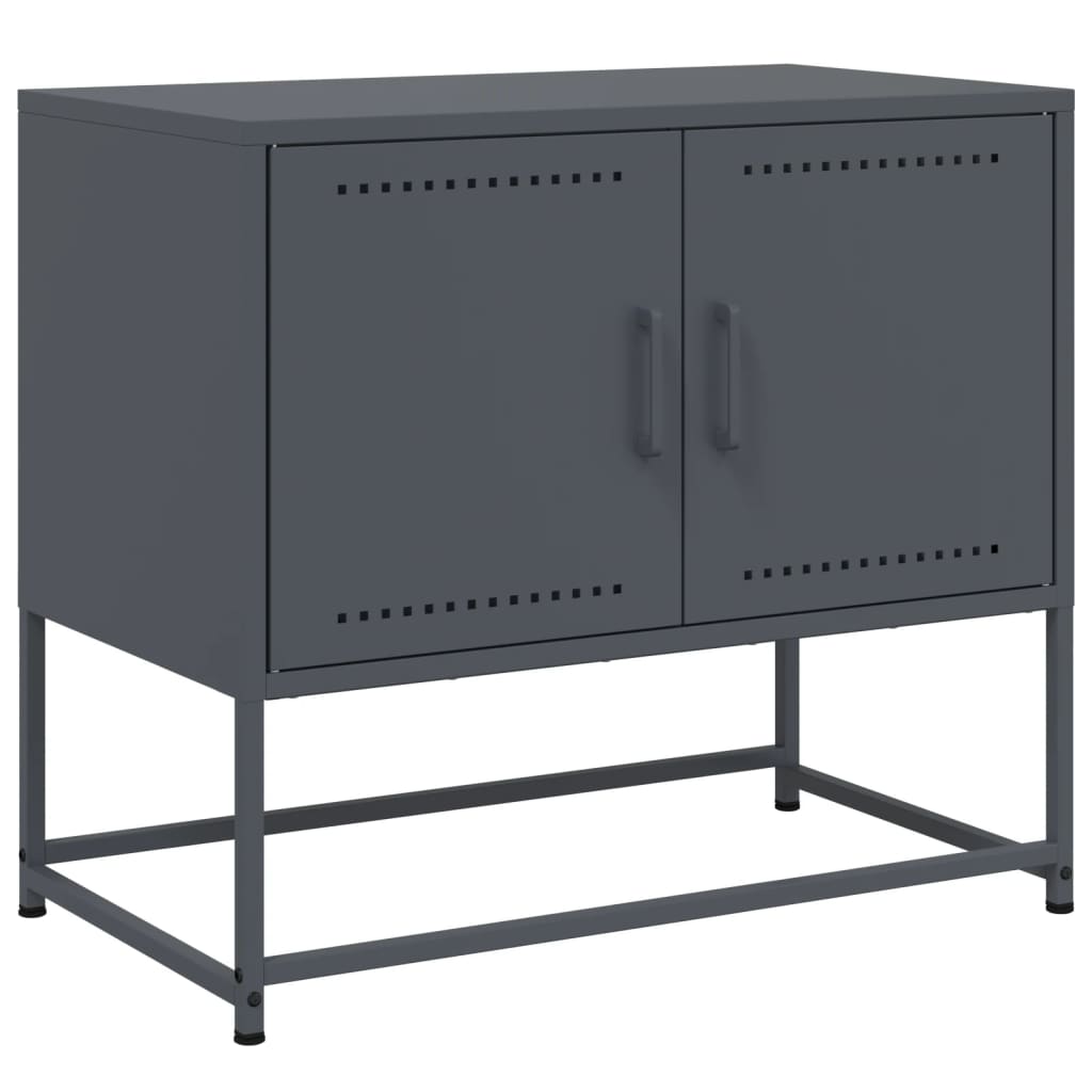 TV-Schrank Anthrazit 68,5x39x60,5 cm Stahl