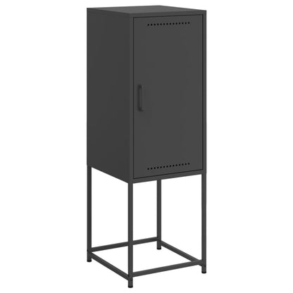 vidaXL Highboard Schwarz 36x39x107 cm Stahl