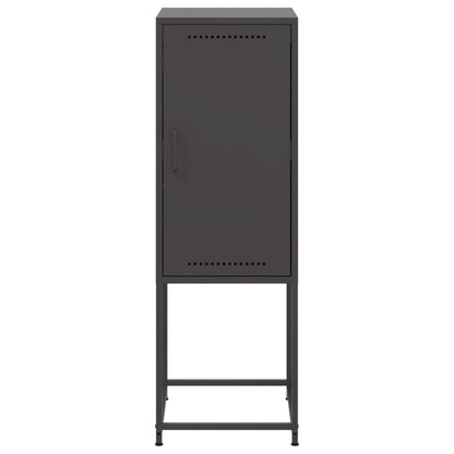 vidaXL Highboard Schwarz 36x39x107 cm Stahl