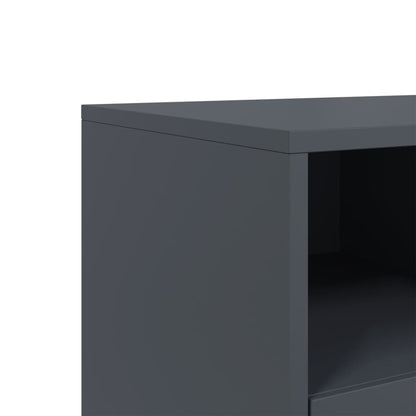 TV-Schrank Anthrazit 68x39x60,5 cm Stahl