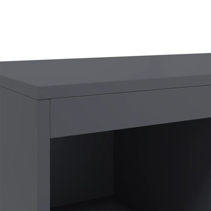 vidaXL Highboard Anthrazit 68x39x111,5 cm Stahl