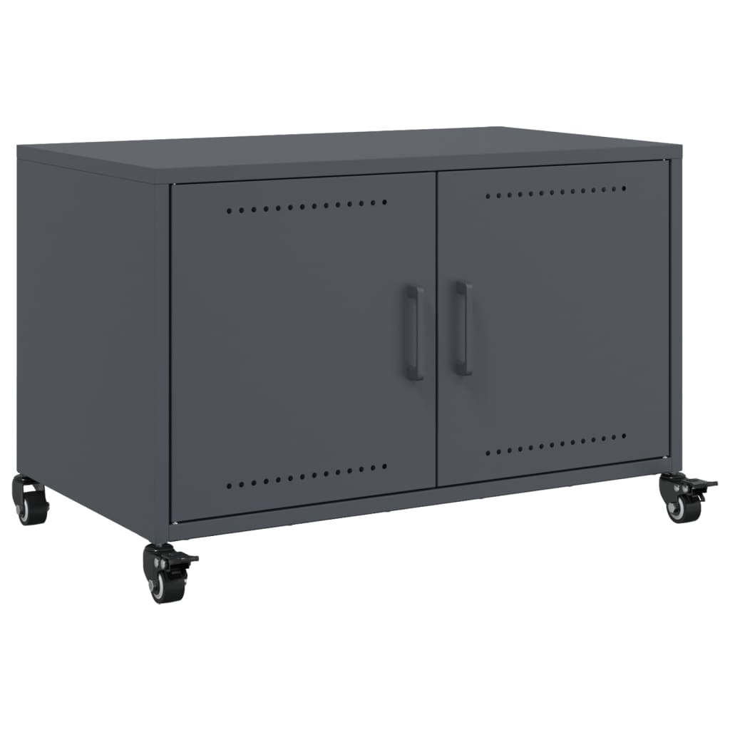 TV-Schrank Anthrazit 68x39x43,5 cm Stahl