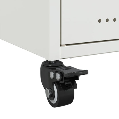 TV-Schrank Weiß 100,5x39x43,5 cm Stahl