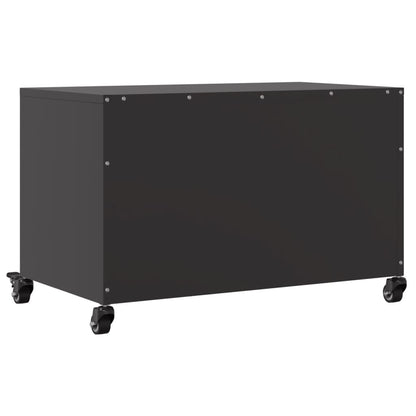 TV-Schrank Schwarz 68x39x43,5 cm Stahl