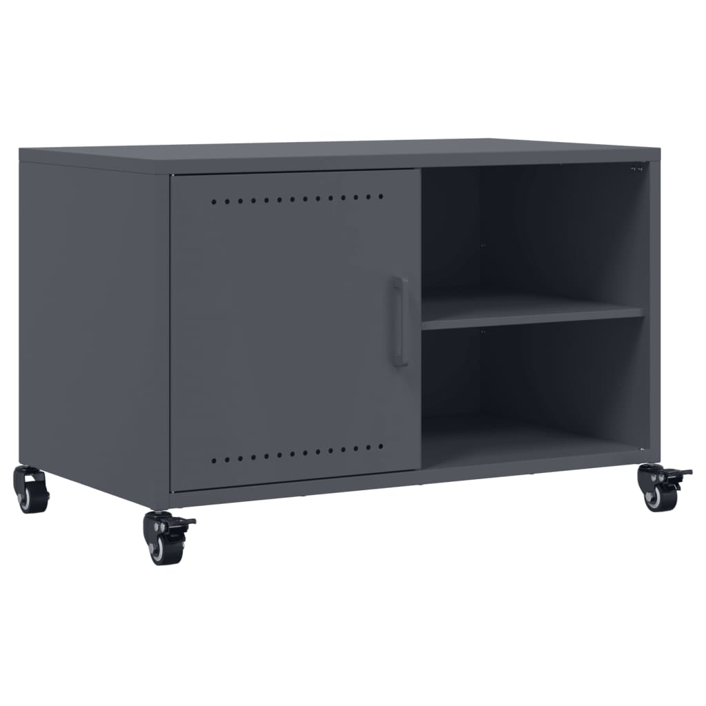 TV-Schrank Anthrazit 68x39x43,5 cm Stahl