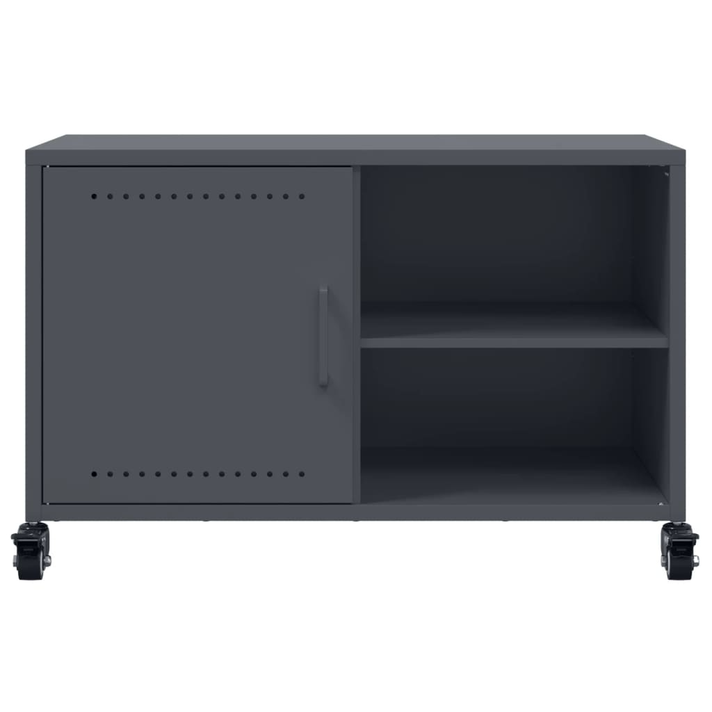 TV-Schrank Anthrazit 68x39x43,5 cm Stahl