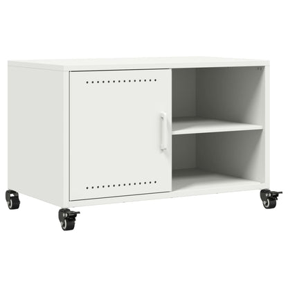 TV-Schrank Weiß 68x39x43,5 cm Stahl