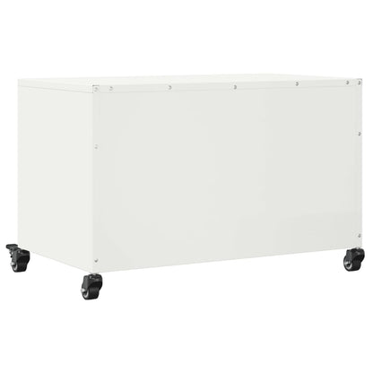 TV-Schrank Weiß 68x39x43,5 cm Stahl