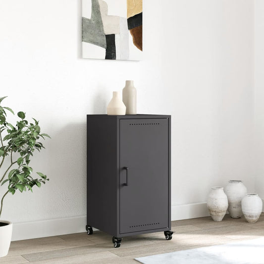 Sideboard Schwarz 36x39x72 cm Kaltgewalzter Stahl