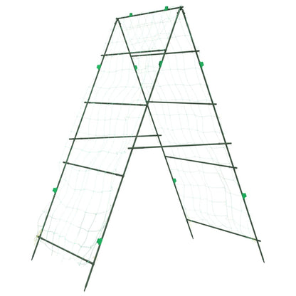 Pflanzennetz A-Rahmen 99x90x175,5 cm Stahl