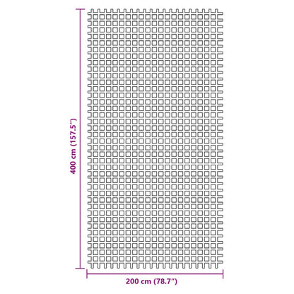 Zeltteppich Anthrazit 4x2 m