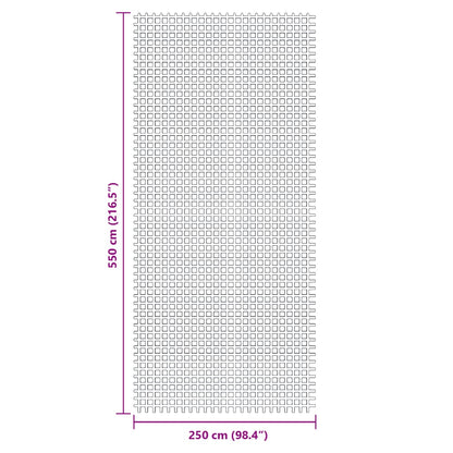 Zeltteppich Grün 5,5x2,5 m