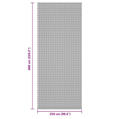 Zeltteppich Grün 6x2,5 m