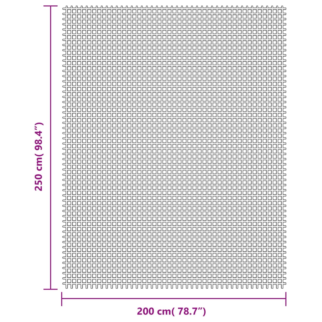 Zeltteppich Creme 2,5x2 m