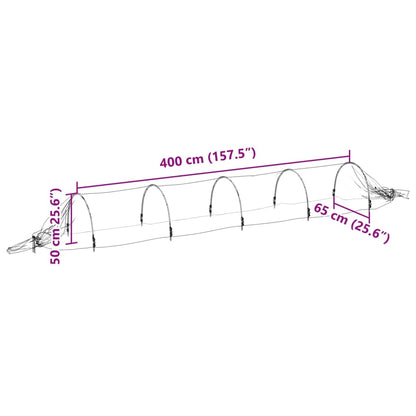 Netztunnel 3 Stk. 1,5x5 m Fiberglas und PP