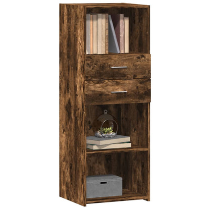 Highboard Räuchereiche 45x42,5x124 cm Holzwerkstoff