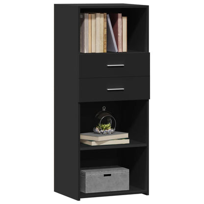 Highboard Schwarz 50x42,5x124 cm Holzwerkstoff