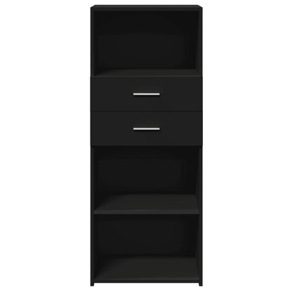 Highboard Schwarz 50x42,5x124 cm Holzwerkstoff