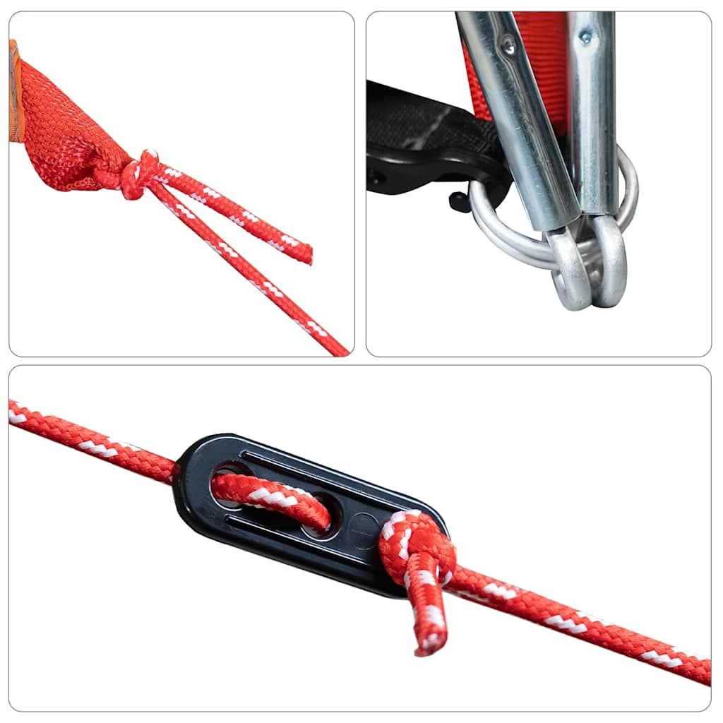 Tipi-Familienzelt 8 Personen Braun Wasserdicht