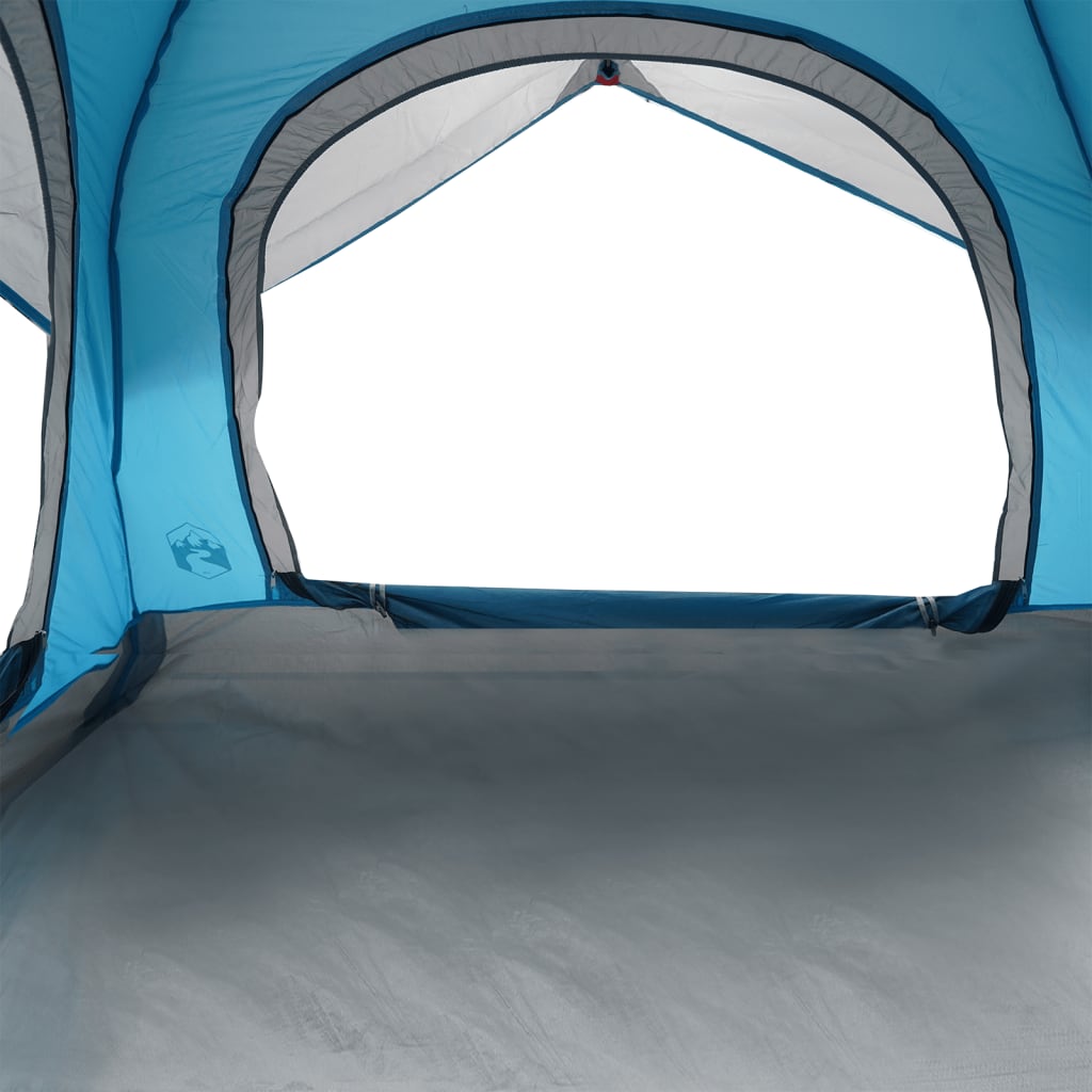 Campingzelt 4 Personen Blau Wasserdicht