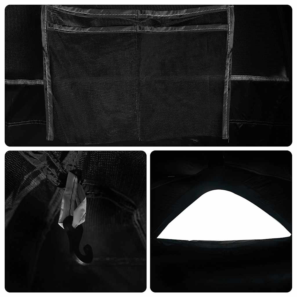 Campingzelt 1 Person Weiß Verdunkelungsstoff Wasserdicht