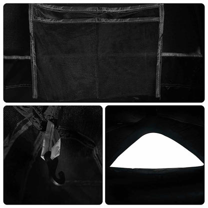 Campingzelt 1 Person Weiß Verdunkelungsstoff Wasserdicht