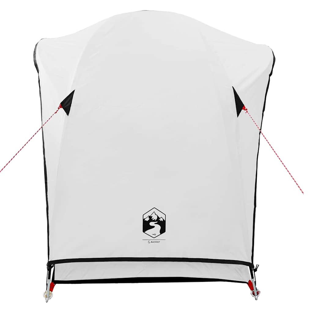 Campingzelt 1 Person Weiß Verdunkelungsstoff Wasserdicht