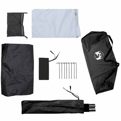 Campingzelt 1 Person Weiß Verdunkelungsstoff Wasserdicht