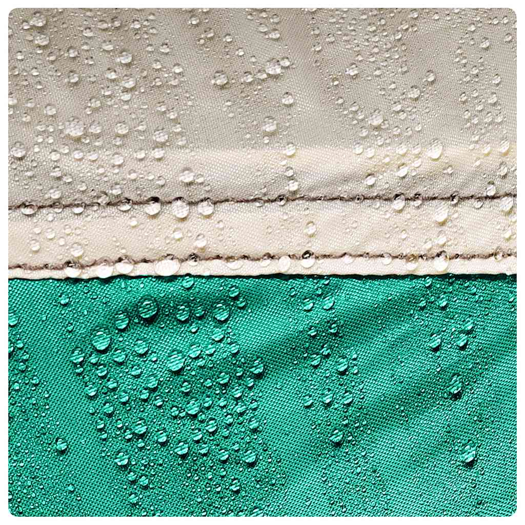 Partyzelt Seegrün Wasserdicht