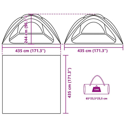 Partyzelt Grau Wasserdicht