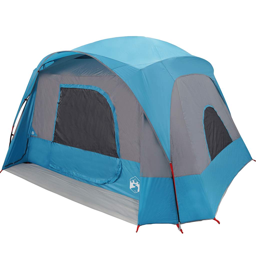 Familienzelt für 6 Personen Blau Wasserdicht