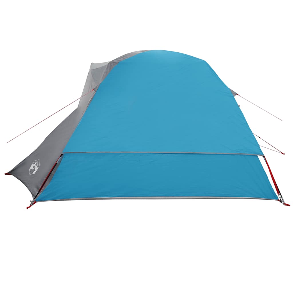 Campingzelt 4 Personen Blau Wasserdicht