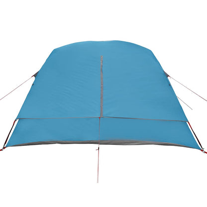 Campingzelt 4 Personen Blau Wasserdicht