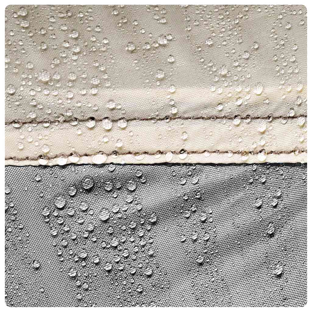 Strandzelt 2 Personen Grau Wasserdicht