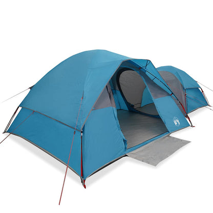 Campingzelt 5 Personen Blau Wasserdicht