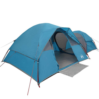 Campingzelt 5 Personen Blau Wasserdicht