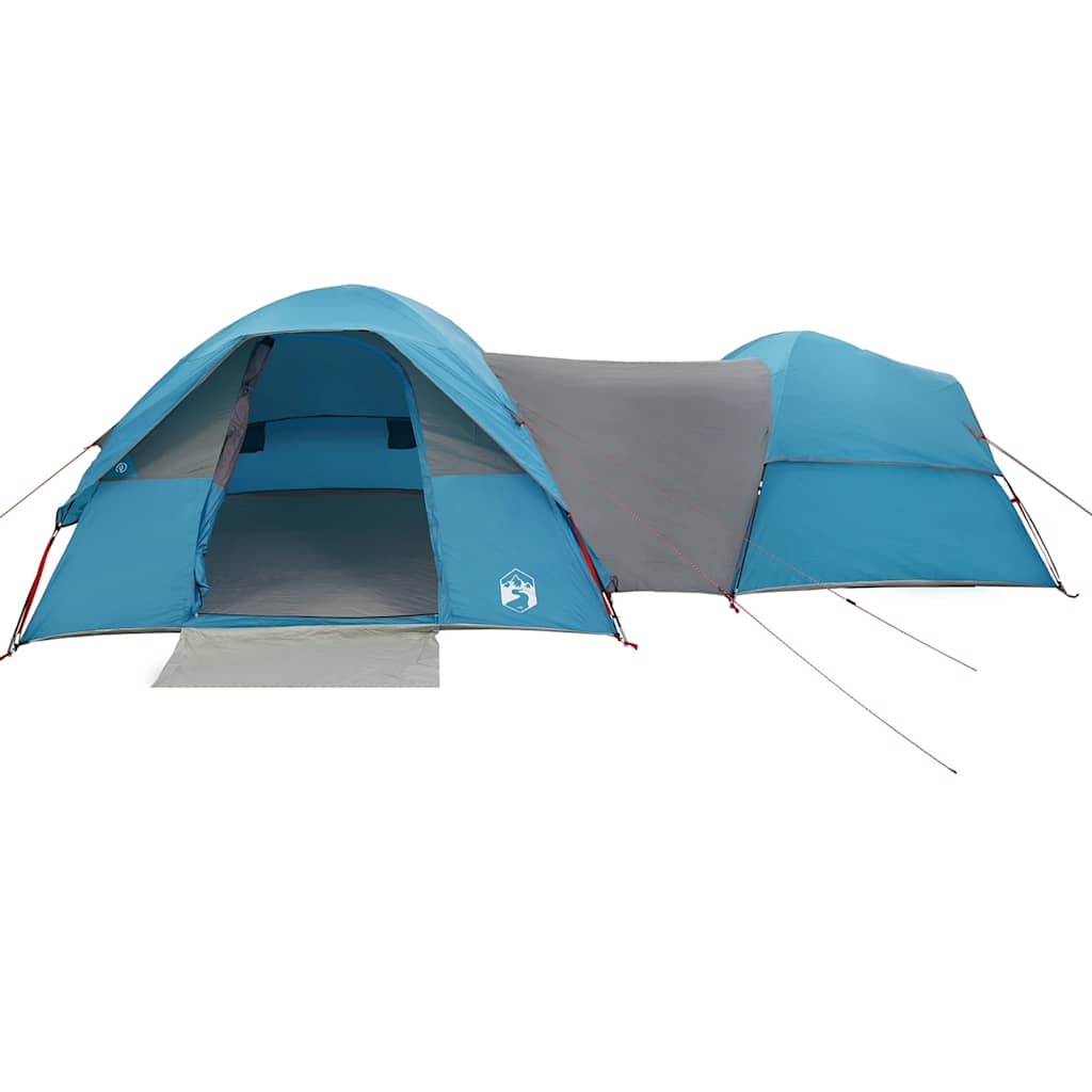 Campingzelt 5 Personen Blau Wasserdicht