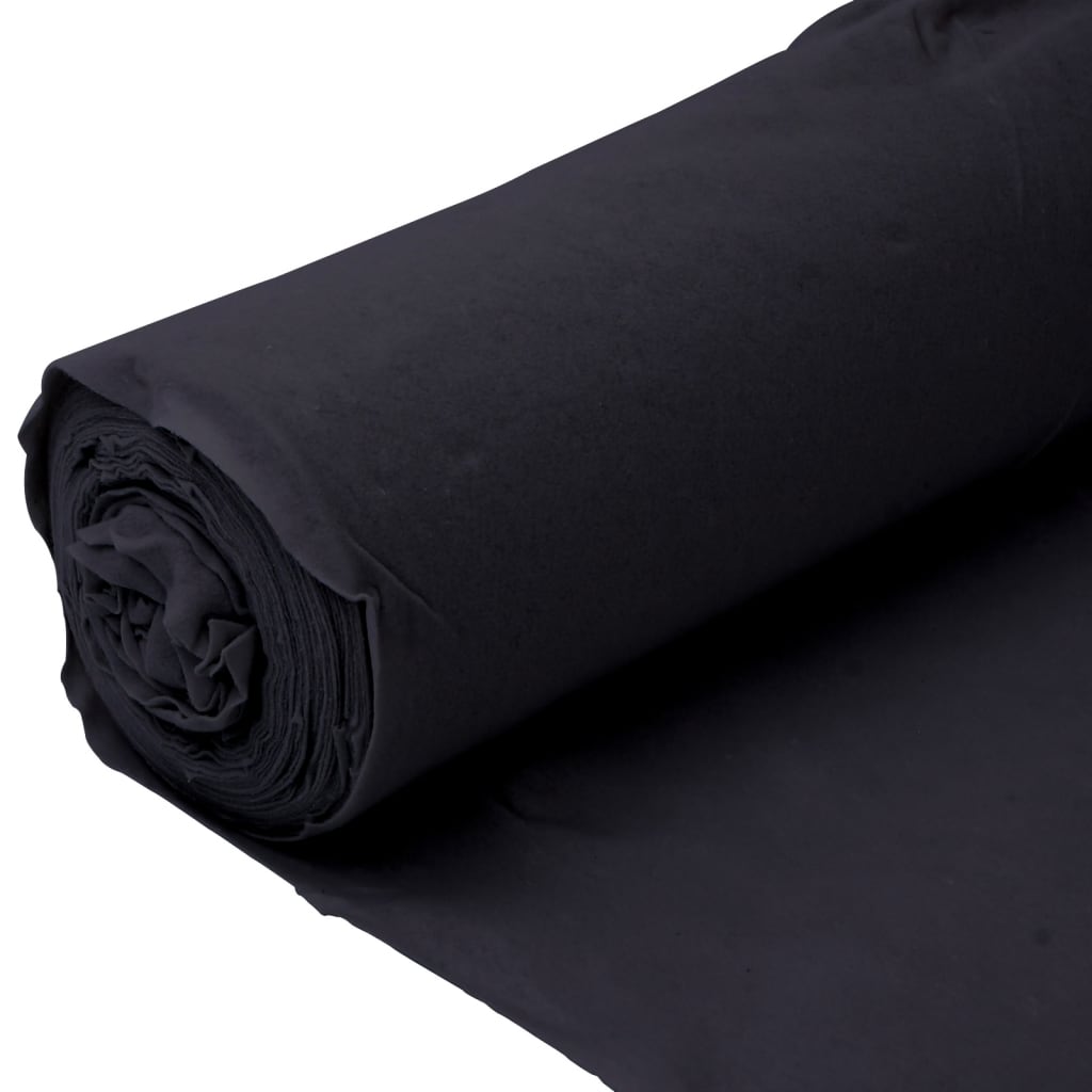 Geotextil-Vlies Schwarz 1x50 m Polyesterfaser