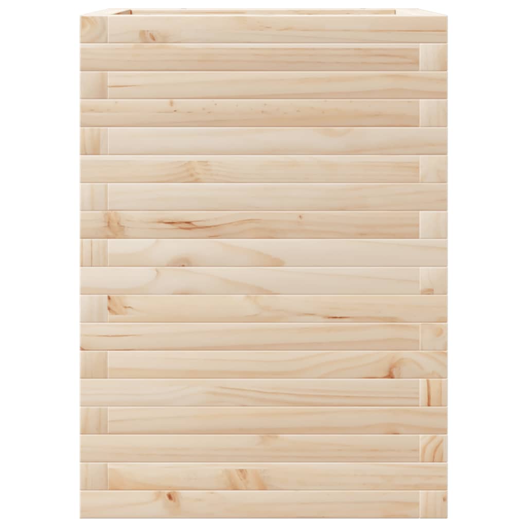 Pflanzkübel 50x50x68,5 cm Massivholz Kiefer