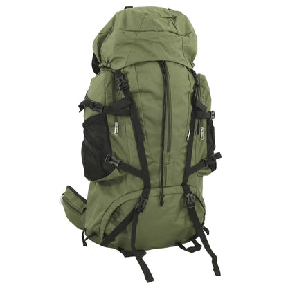 Wanderrucksack Armeegrün 60 L Oxford-Gewebe