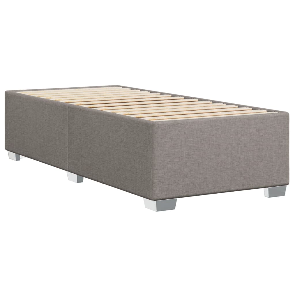Bettgestell ohne Matratze Taupe 80x200 cm Stoff
